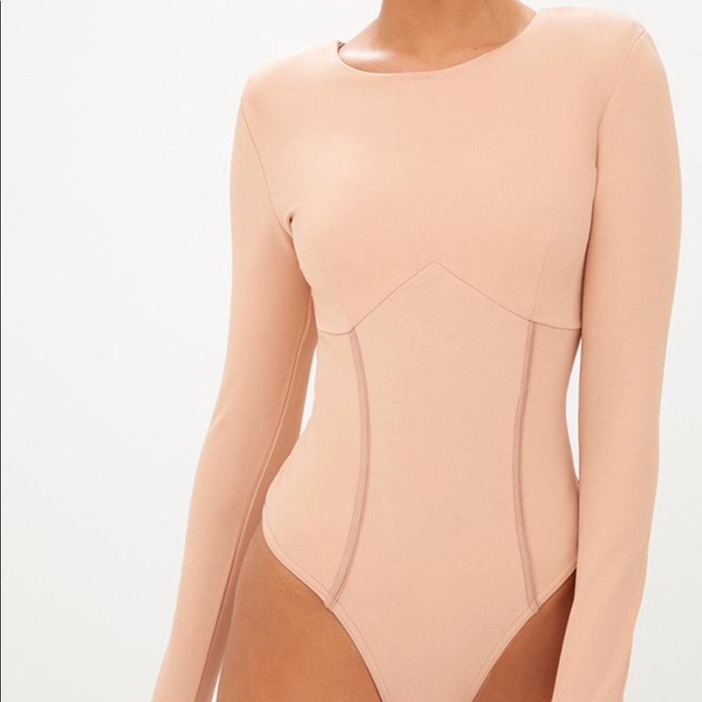 Nude Structured Bodysuit